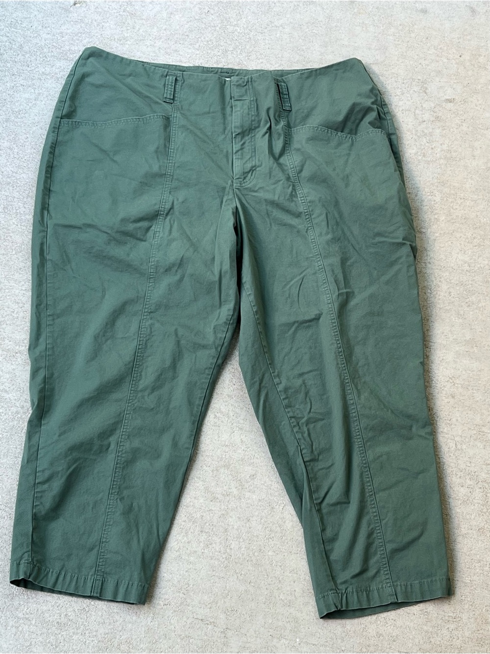 a new day | Olive Green Straight-Leg Women's Pants Size 22